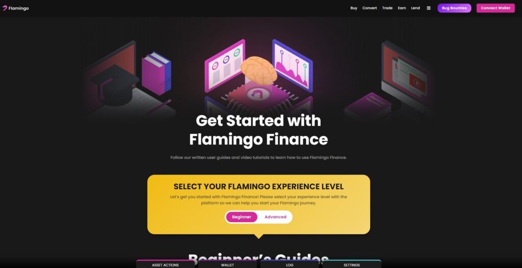 Flamingo Finance overhauls landing page and user onboarding resources in its new website update