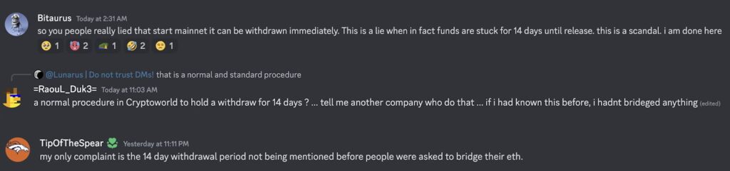 Blast launch leaves users confused about withdrawals