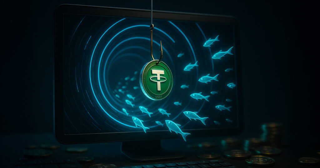 Trader loses $2.5M USDT after falling for address poisoning scam twice